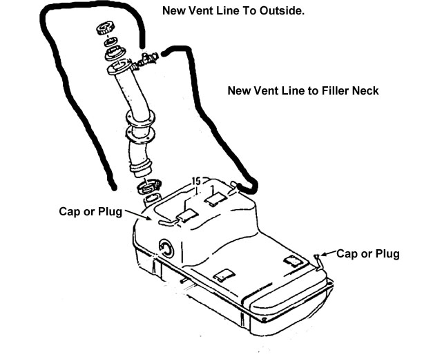 Fuel Tank Vapor Line Elimination