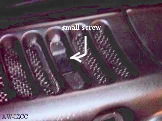 small vent shield screw