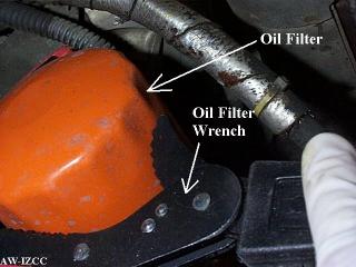 Removing Oil Filter w/ Oil Filter Wrench
