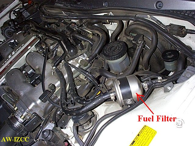 Chrysler lebaron fuel filter location