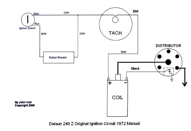 12V Ignition Coil Ballast Resistor Wiring Diagram from zhome.com